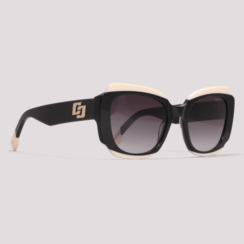 Colcci Rubi Preto e Branco Brilho Preto Degradê - Sol - 52 mm
