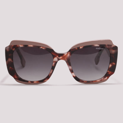 Colcci Rubi Marrom Meclado e Nude Preto Degradê - Sol - 52 mm
