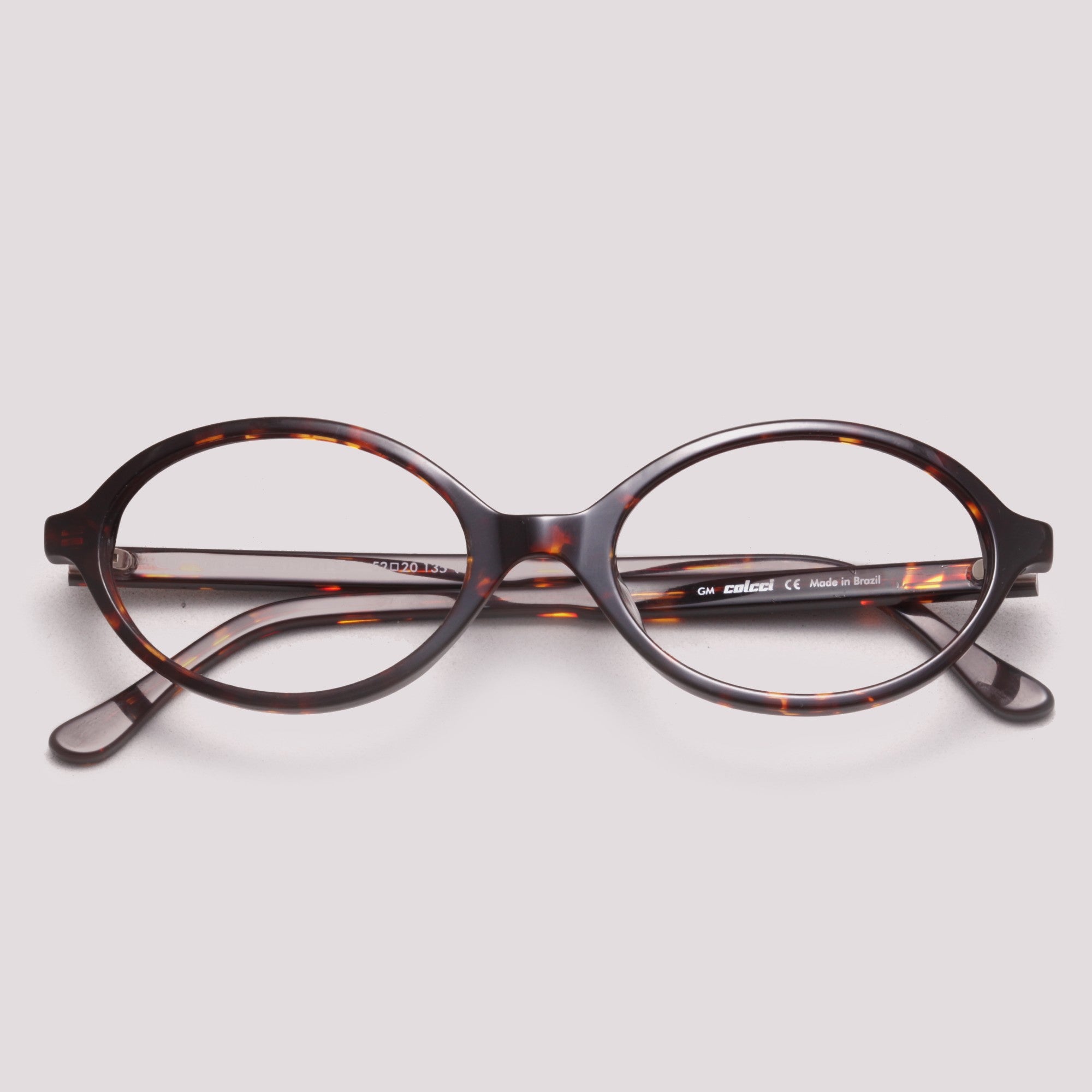 Colcci Vero RX Marrom Mesclado Brilho - Grau - 52 mm