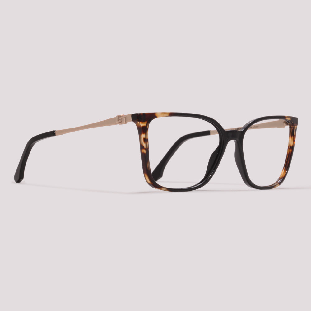 Colcci Duda Preto e Marrom Mesclado Brilho - Grau - 58 mm