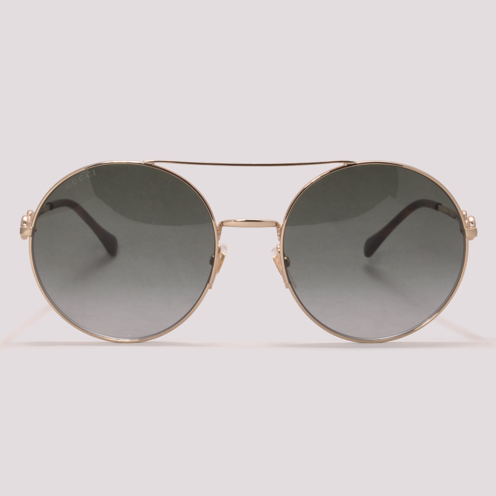 Gucci GG0878S 001 Dourado Brilho Verde G15 Degradê - Sol - 59 mm