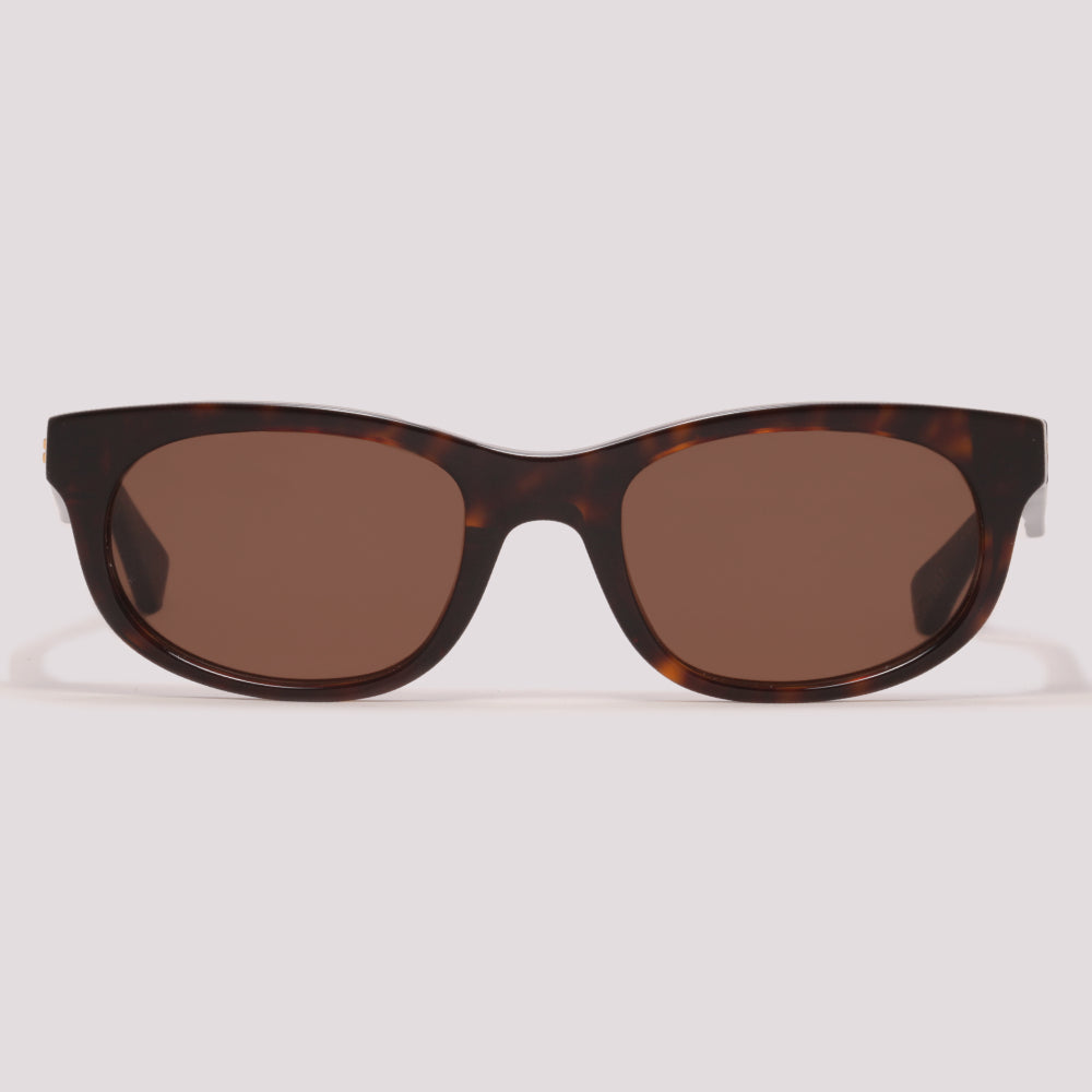 Bottega Veneta BV1145S 002 Marrom Mesclado Marrom - Sol - 53 mm