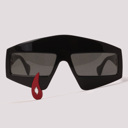 Gucci GG0359S 001 Preto Brilho Preto - Sol - 61 mm