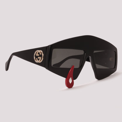 Gucci GG0359S 001 Preto Brilho Preto - Sol - 61 mm