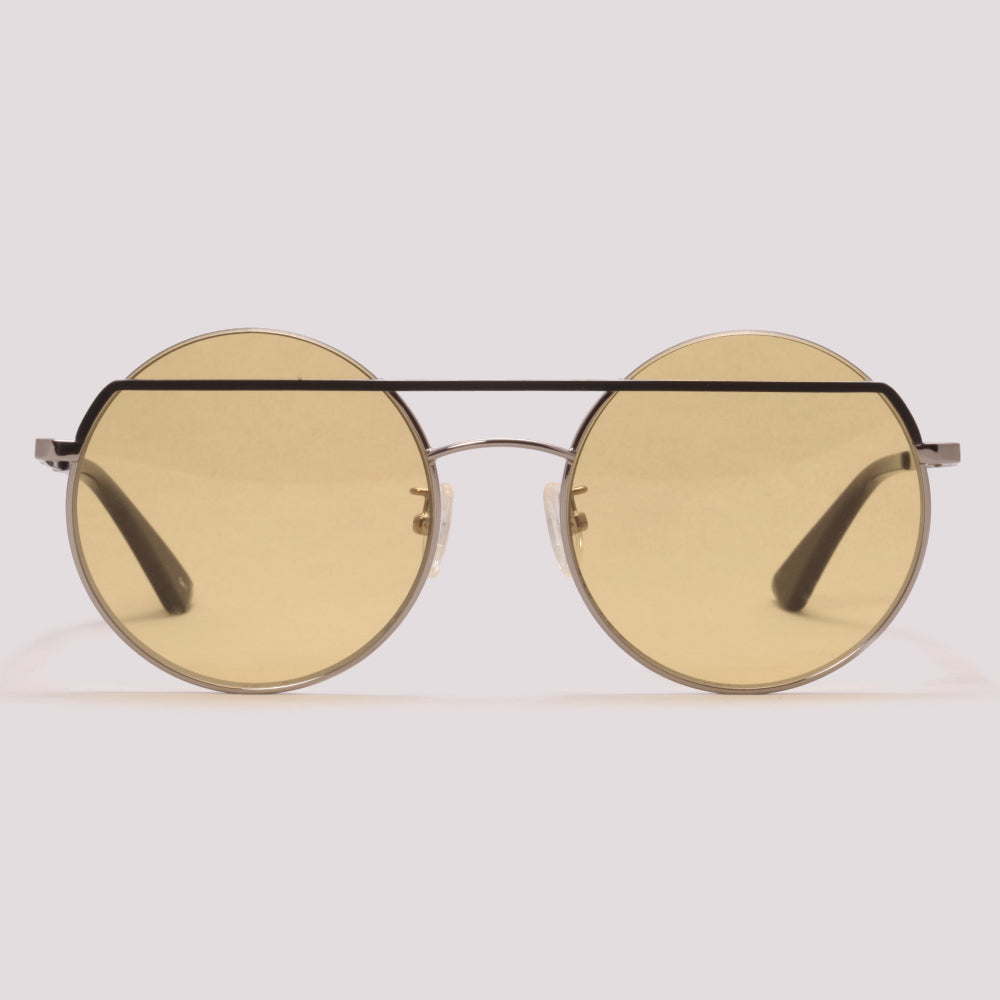 MCQ MQ0164S 003 Prata Brilho Amarelo - Sol - 55 mm