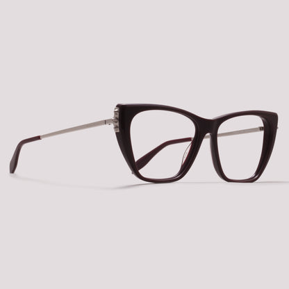 Alexander McQueen AM0341O 003 Roxo Brilho - Grau - 55 mm