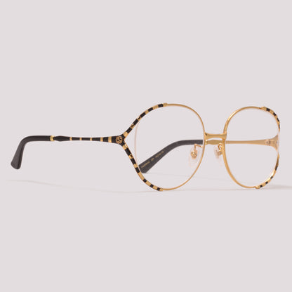 Gucci GG0596OA 001 Dourado Brilho - Grau - 58 mm