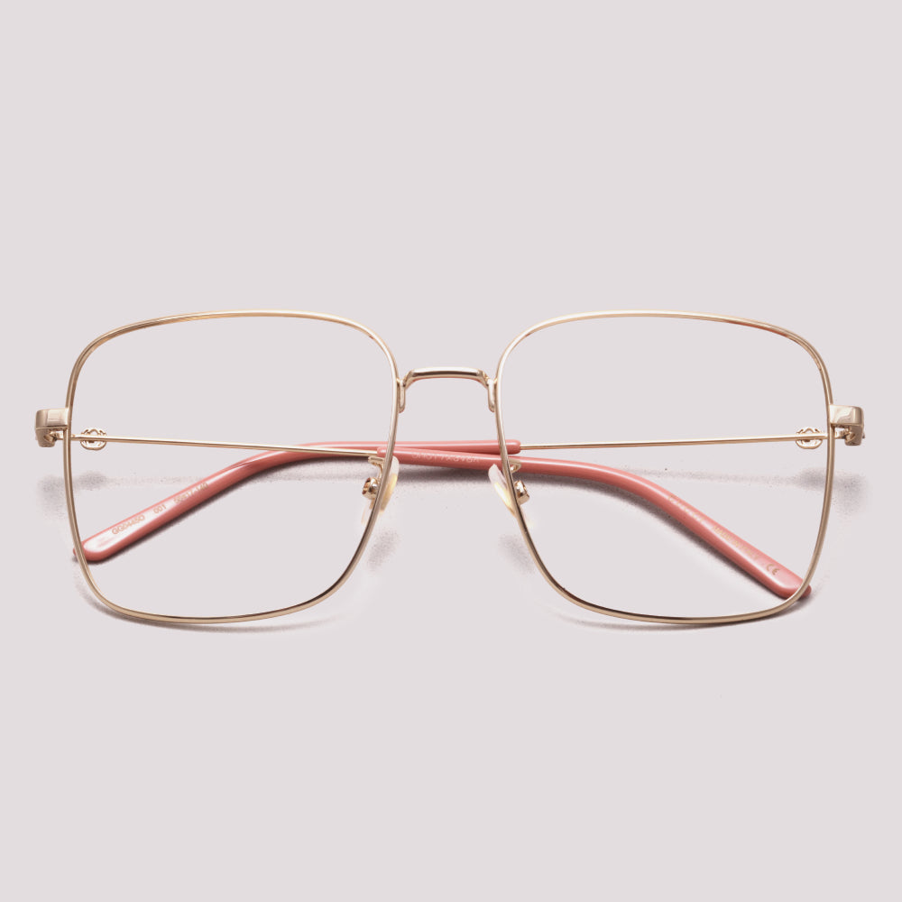 Gucci GG0445O 001 Dourado Brilho - Grau - 56 mm