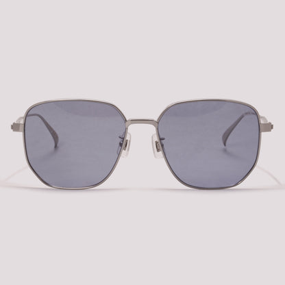 Dunhill DU0051S 004 Prata Brilho Azul - Sol - 59 mm