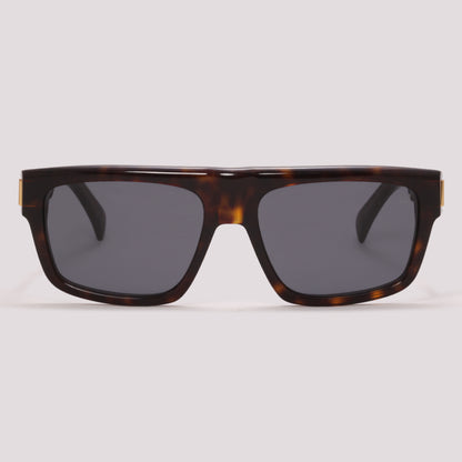 Dunhill DU0055S 002 Marrom Mesclado Preto - Sol - 57 mm