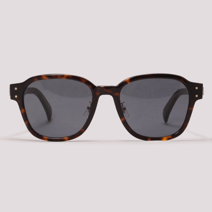 Dunhill DU0046SA 002 Marrom Mesclado Preto - Sol - 56 mm