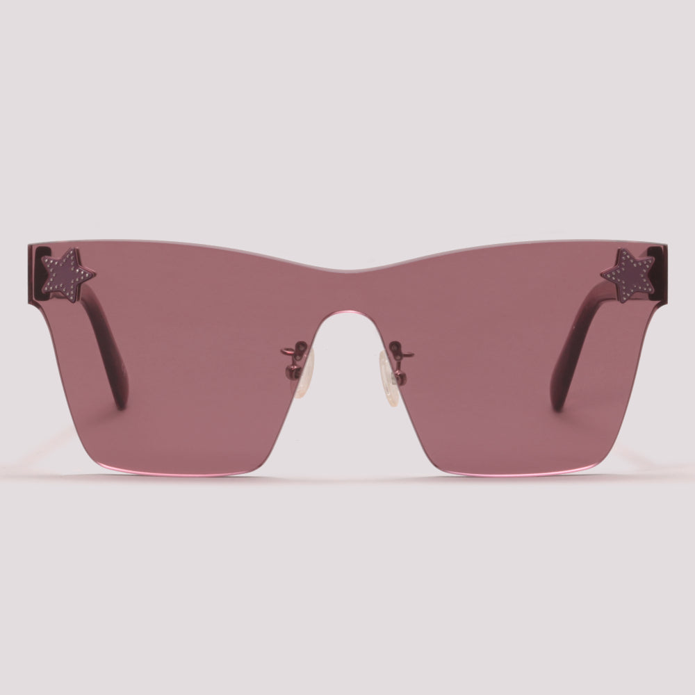 Stella Mccartney SC0169S 002 Roxo Translúcido Roxo - Sol - 142 mm