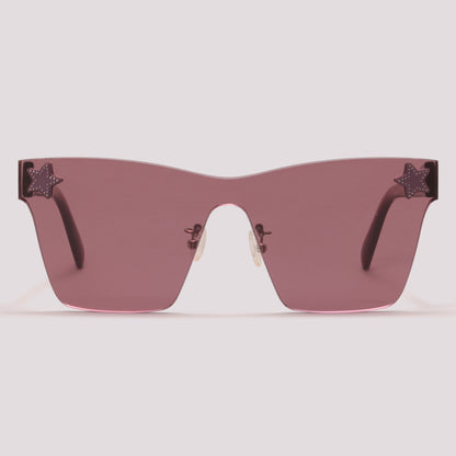 Stella Mccartney SC0169S 002 Roxo Translúcido Roxo - Sol - 142 mm