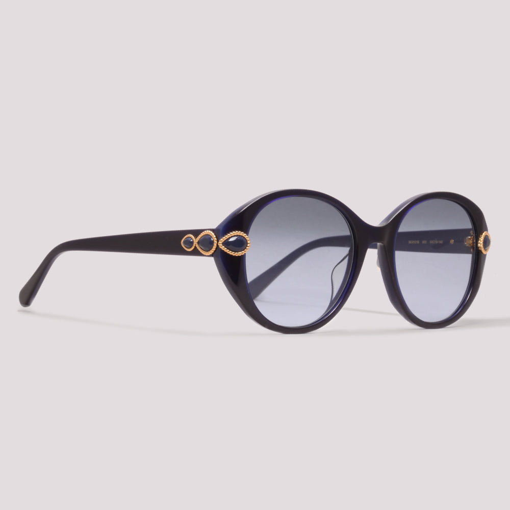 Boucheron BC0121S 002 Azul Brilho Azul - Sol - 53 mm