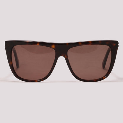 Stella Mccartney SC0149S 002 Marrom Mesclado Marrom - Sol - 56  mm