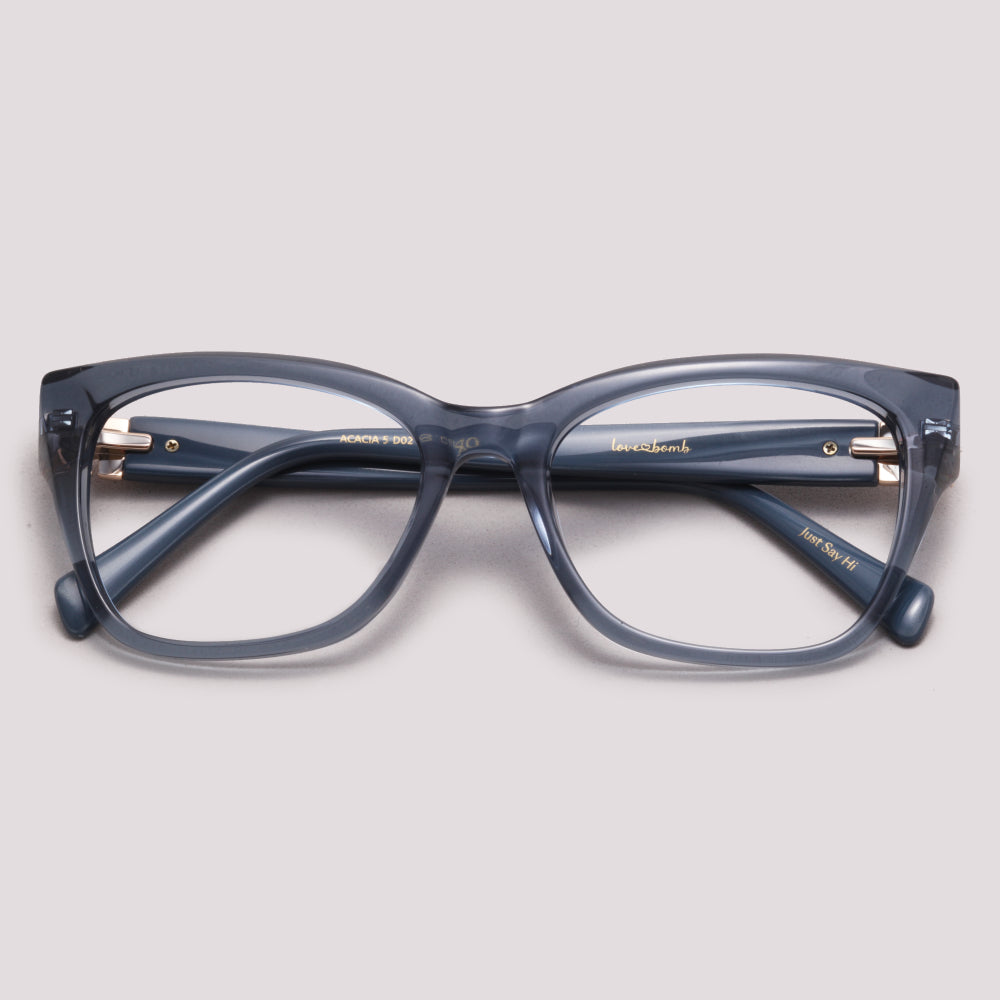 Hickmann Acacia 5 D02 Azul Translúcido - Grau - 53 mm