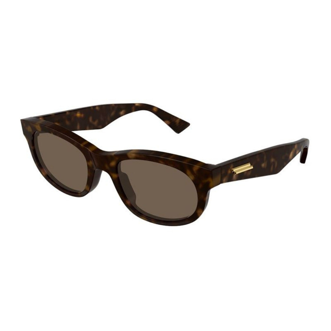 Bottega Veneta BV1145S 002 Marrom Mesclado Marrom - Sol - 53 mm