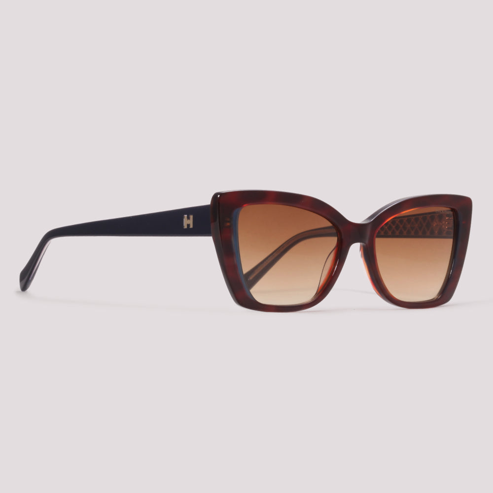 Hickmann Fiorella 1 C21 Mesclado Marrom Degradê - Sol - 52 mm