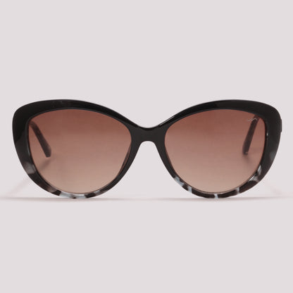 Jean Marcell JM5067 A21 Preto Mesclado Marrom Degradê - Sol - 56 mm