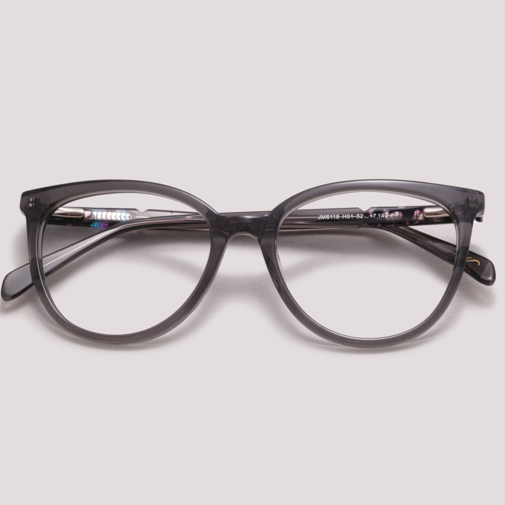 Jean Marcell JM6118 H01 Cinza Translúcido - Grau - 52 mm