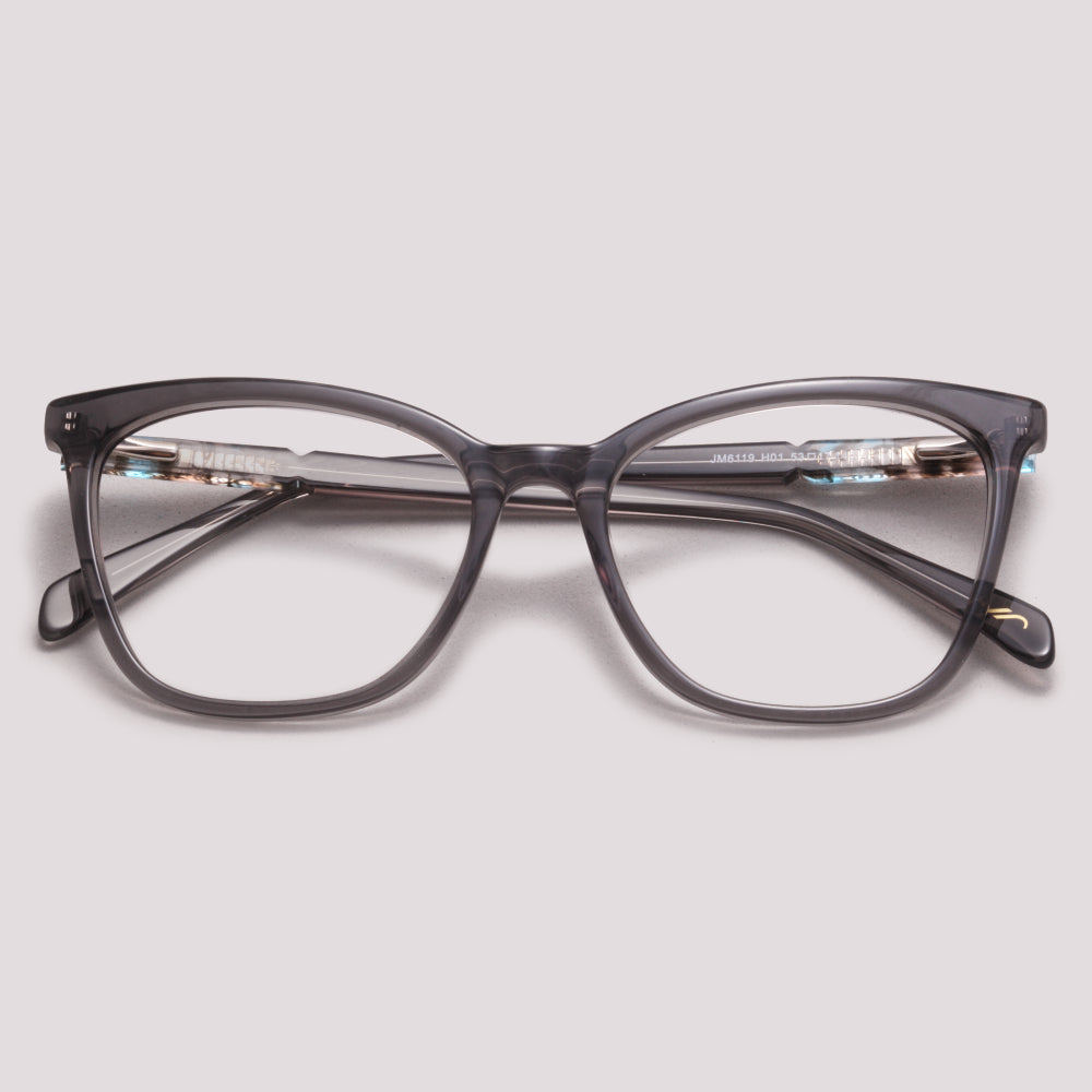 Jean Marcell JM6119 H01 Cinza Translúcido - Grau - 53 mm