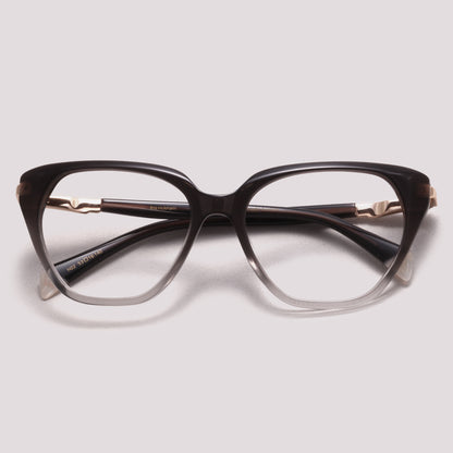 Ana Hickmann Lena 3 H02 Preto Degradê Brilho - Grau - 51 mm