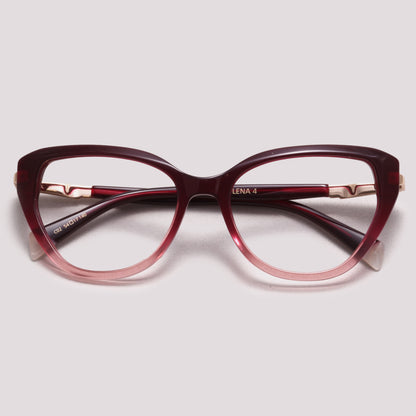 Ana Hickmann Lena 4 C02 Vinho Brilho Degradê - Grau - 52 mm