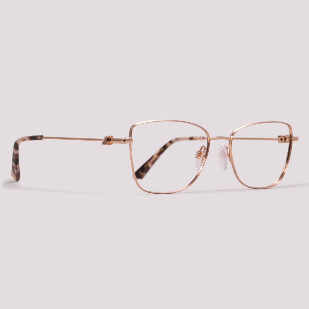 Ana Hickmann Livia 2 05A Dourado Brilho - Grau - 54 mm