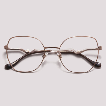 Ana Hickmann Sofia 1 01A Marrom Brilho - Grau - 54 mm