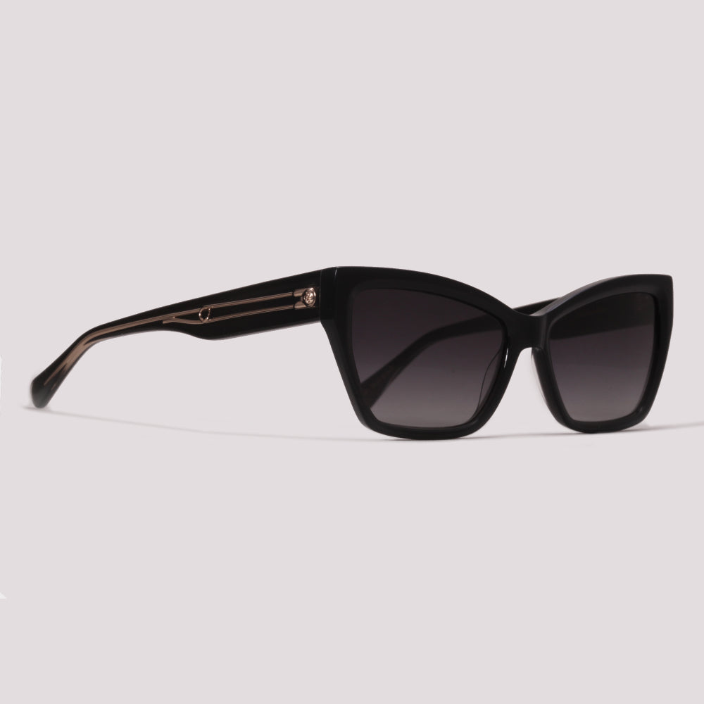 Anima Sou Audaciosa A01 Preto Brilho Preto - Sol - 56 mm