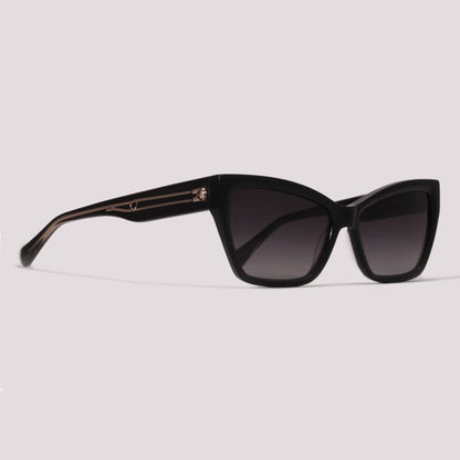 Anima Sou Audaciosa A01 Preto Brilho Preto - Sol - 56 mm