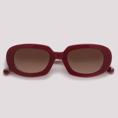 Anima Sou Destemida C02 Vinho Brilho e Mesclado Marrom Degradê - Sol - 50 mm