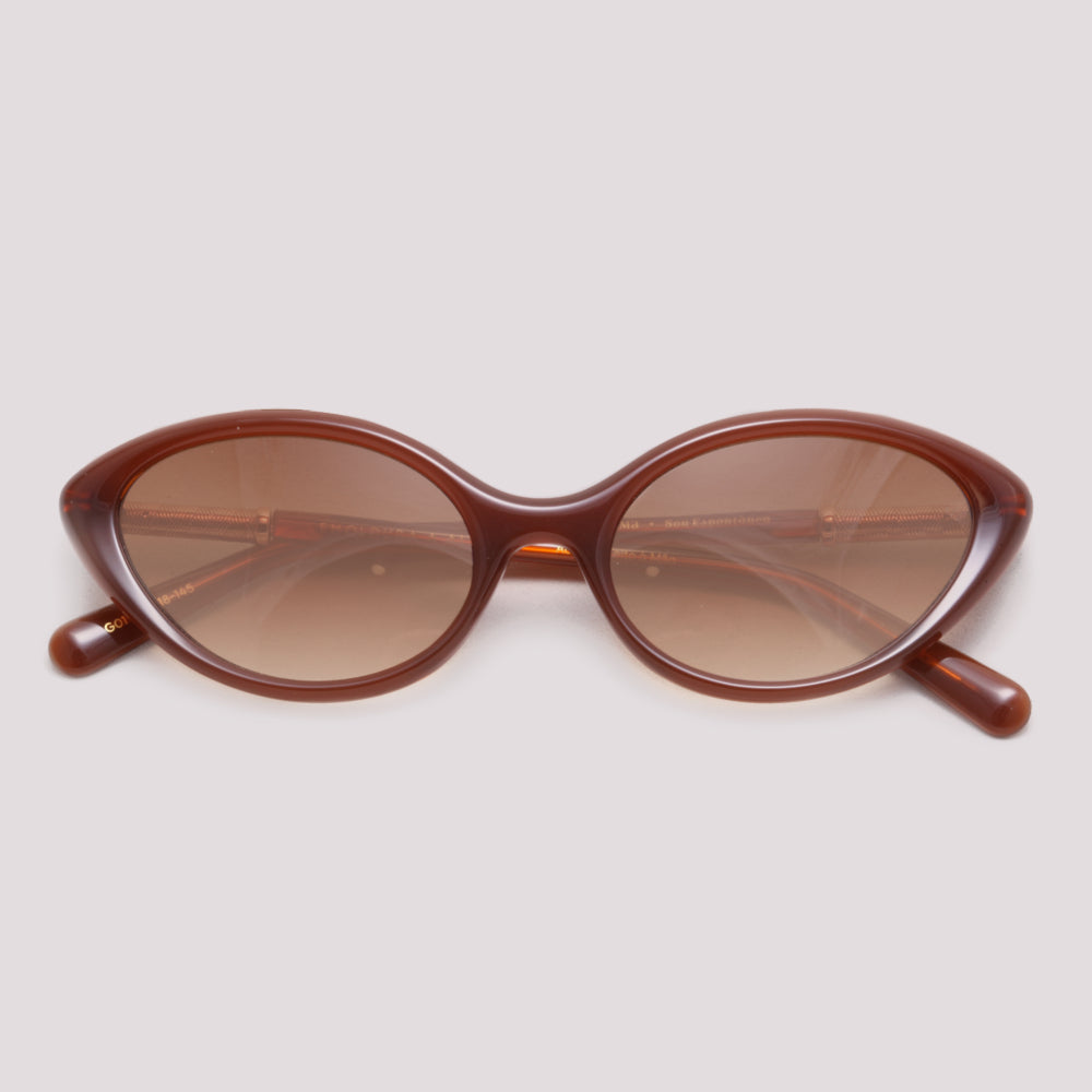 Anima Sou Espontanea G01 Marrom Translúcido Marrom Degradê - Sol - 54 mm