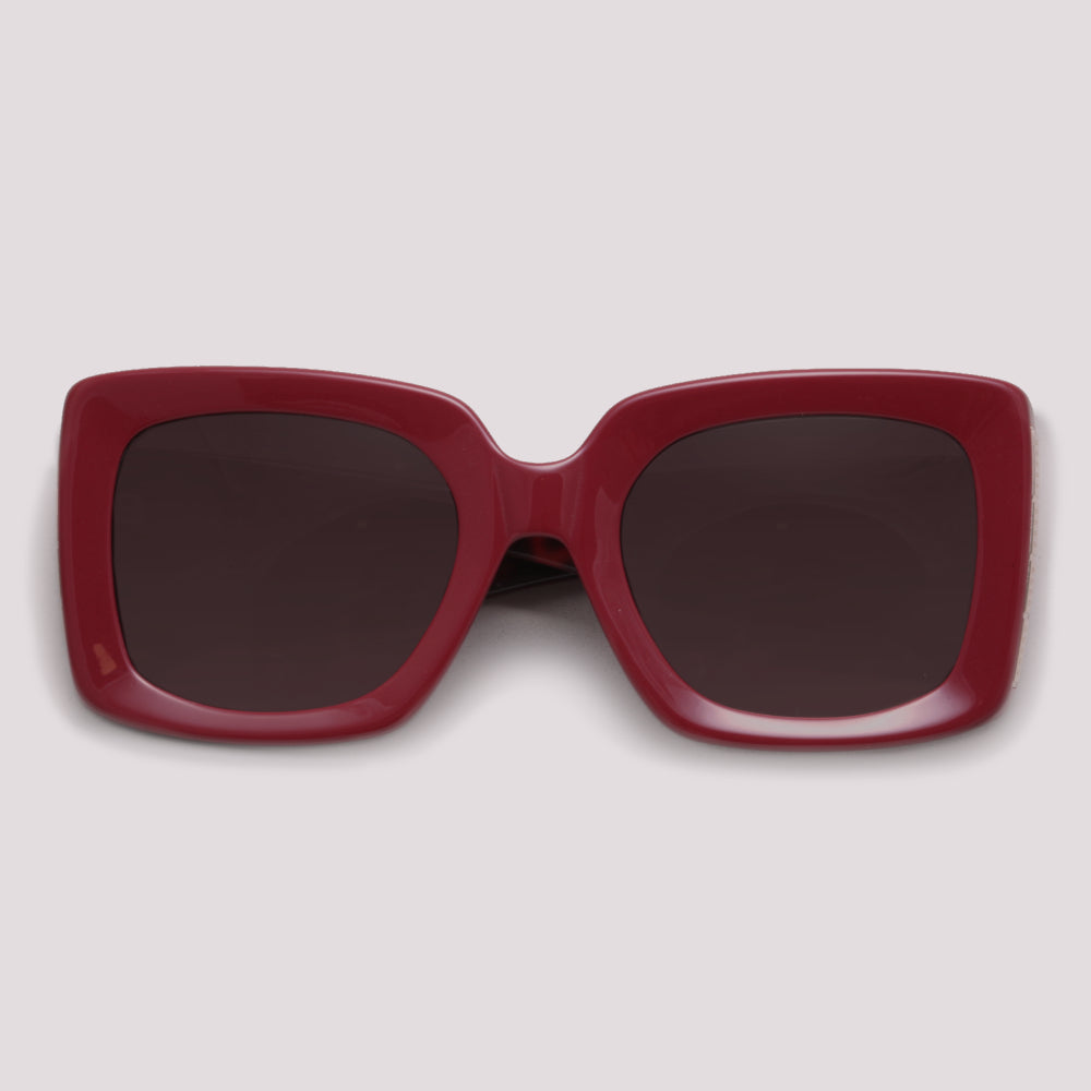 Anima Sou Meticulosa C01 Vinho Brilho Marrom Degradê - Sol - 53 mm