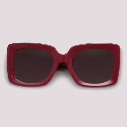 Anima Sou Meticulosa C01 Vinho Brilho Marrom Degradê - Sol - 53 mm