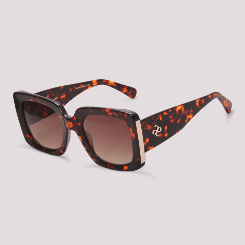 Anima Sou Meticulosa G21 Marrom Mesclado Marrom Degradê - Sol - 53 mm