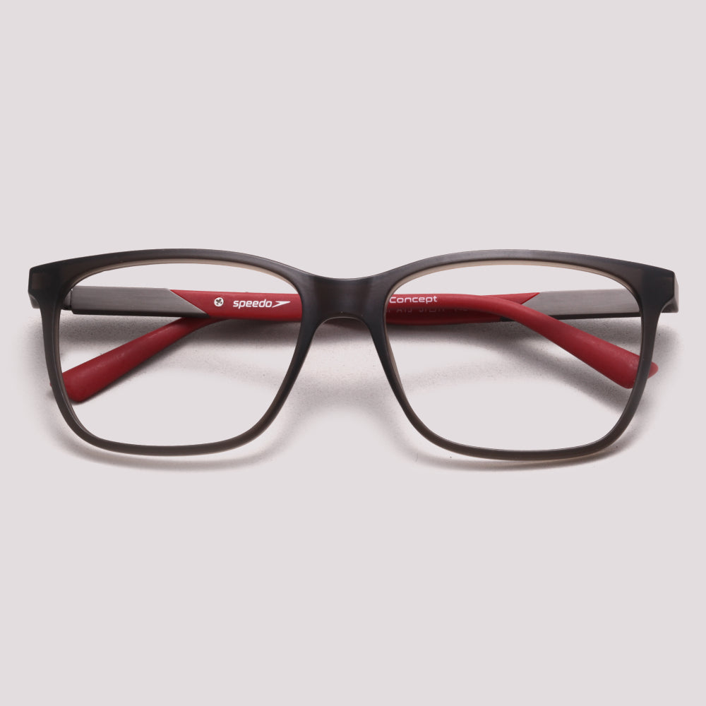 Speedo SP6139I A13 Cinza e Vermelho Fosco - Grau - 57 mm