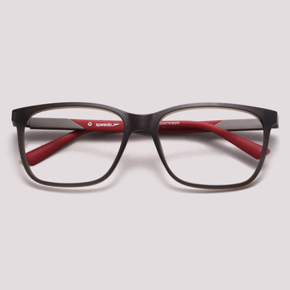 Speedo SP6139I A13 Cinza e Vermelho Fosco - Grau - 57 mm