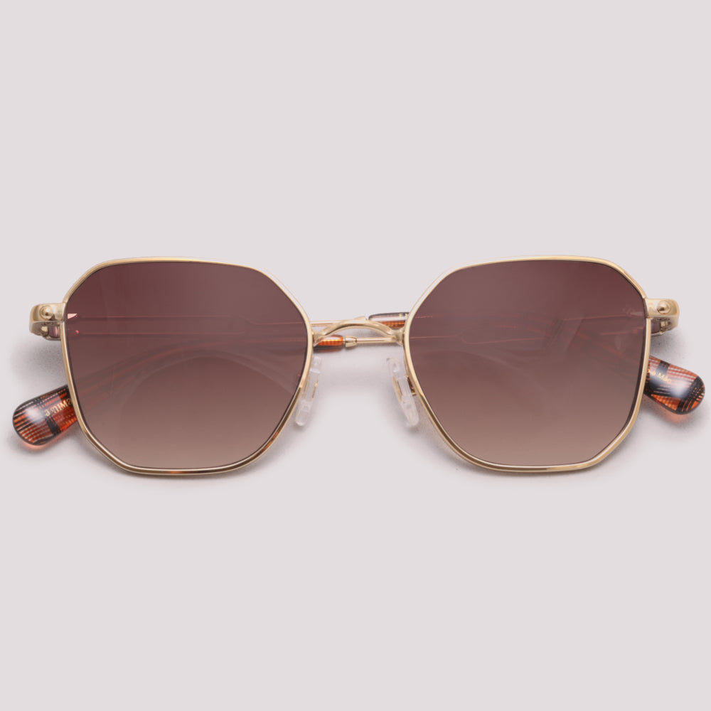 Anima Sou Ativa 04A Dourado Brilho Marrom Degradê - Sol - 51 mm