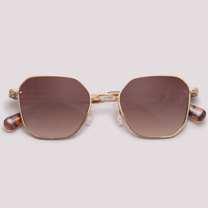 Anima Sou Ativa 04A Dourado Brilho Marrom Degradê - Sol - 51 mm