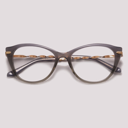 Anima Sou Criativa H02 Cinza Translúcido Degradê - Grau - 53 mm