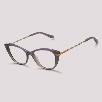 Anima Sou Criativa H02 Cinza Translúcido Degradê - Grau - 53 mm