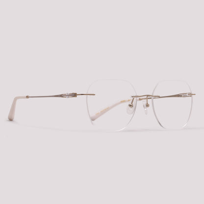 Anima Sou Valente 04A Dourado Brilho e Branco - Grau - 52 mm