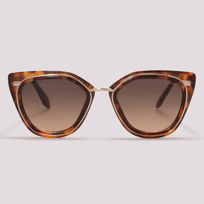 Atitude AT5351 G21 Marrom Mesclado e Dourado Brilho Marrom Degradê - Sol - 51 mm