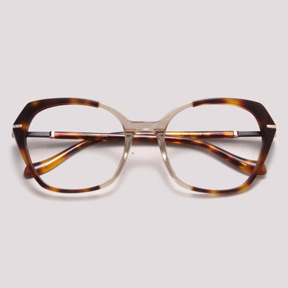 Ana Hickmann 20 anos AH60001 G01 Marrom Mesclado Brilho - Grau - 54 mm