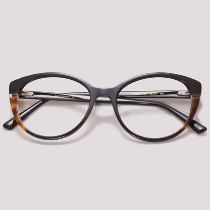 Ana Hickmann AH60020 A01 Preto e Marrom Mesclado - Grau - 54 mm