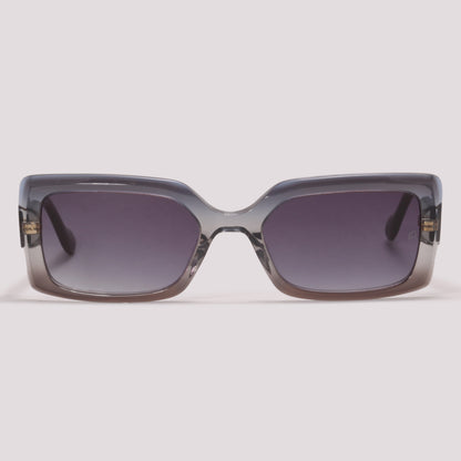 Ana Hickmann Gabi 1 AH90042 A03 - Cinza Translúcido Preto - Sol - 54 mm