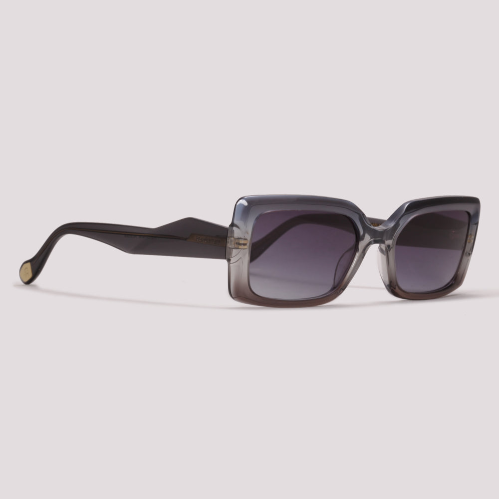 Ana Hickmann Gabi 1 AH90042 A03 - Cinza Translúcido Preto - Sol - 54 mm