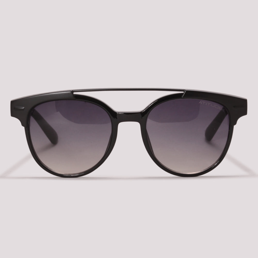Atitude AT5371 A02 Preto Brilho Preto Degradê - Sol - 52 mm