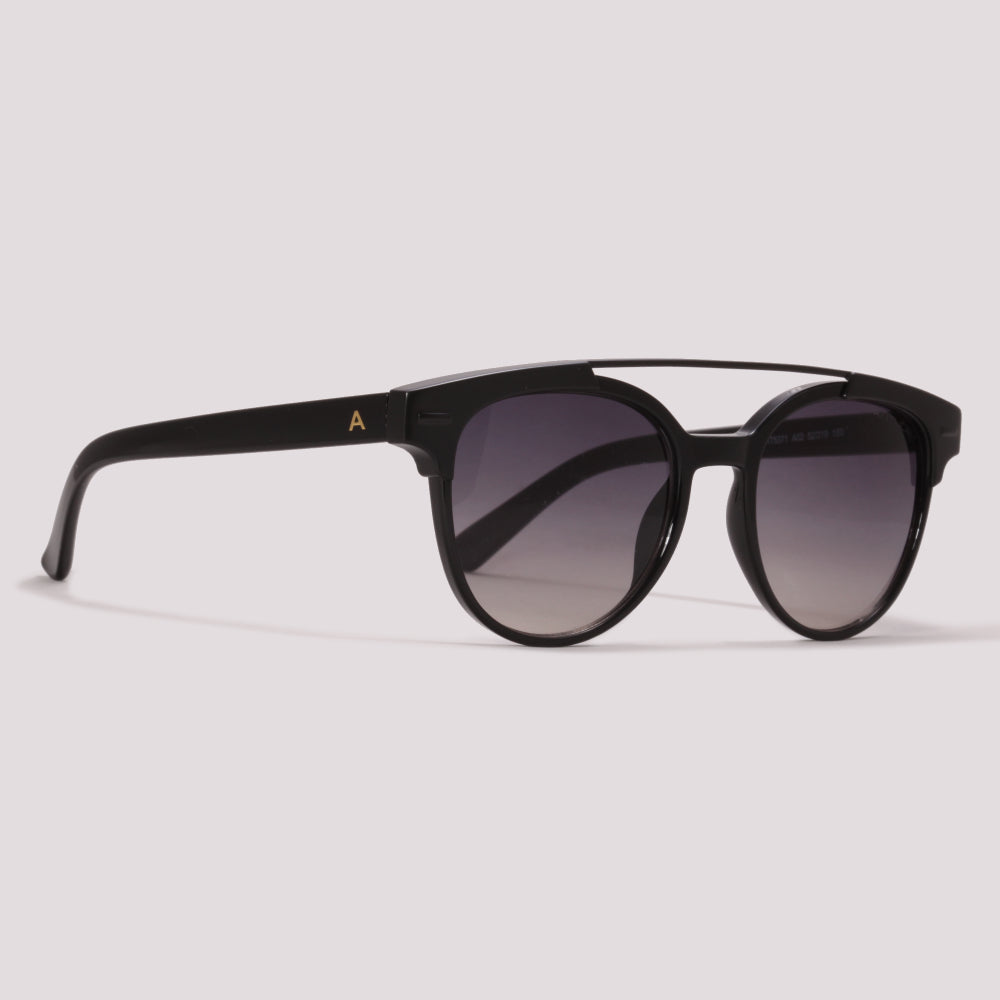 Atitude AT5371 A02 Preto Brilho Preto Degradê - Sol - 52 mm